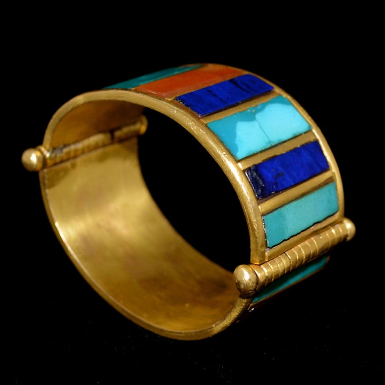 Eli Halili Gold Egyptian Inspired Cuff