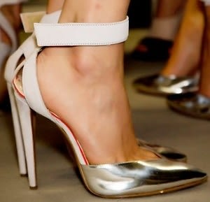 Metallic shoes