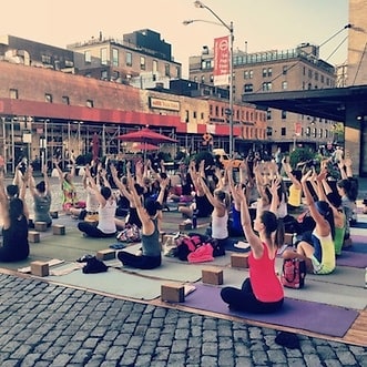 Outdoor Yoga Classes at Exhale