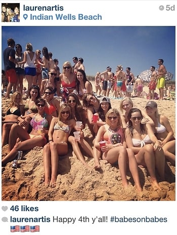 4th of July Hamptons Beach Babes