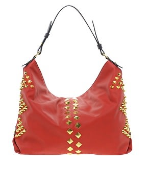 Studded Hobo Bag