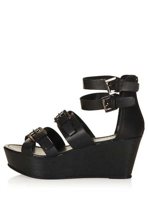 TOPSHOP Webb Buckle Wedges