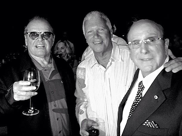 Jack Nicholson, Larry Gagosian, Clive Davis