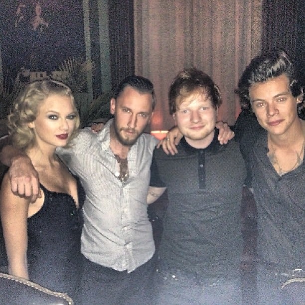 Taylor Swift, Ed Sheeran, Harry Styles