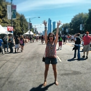 Camilla Belle at Lollapalooza