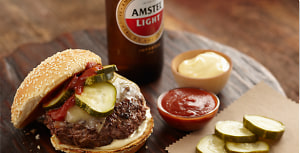  Amstel Light's First Annual "Battle of the Burger"