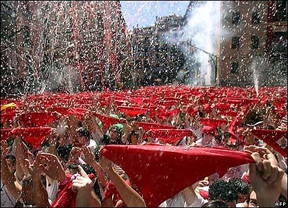 San Fermin Festival, "The Running of The Bull"