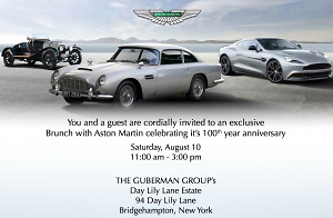 Aston Martin Brunch