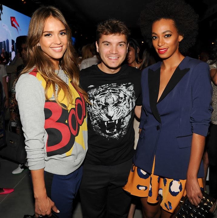 Jessica Alba, Emile Hirsch, Solange Knowles