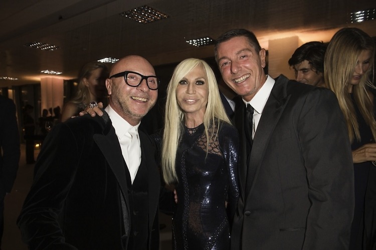 Domenico Dolce, Donatella Versace, Stefano Gabbana