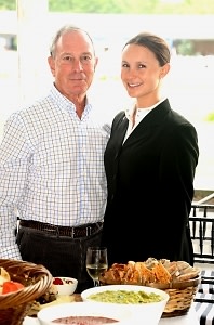 Mayor Michael Bloomberg and daughter Georgina Bloomberg
