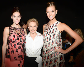 Hilary Rhoda, Carolina Herrera, Karlie Kloss