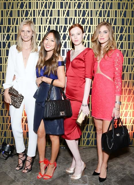 Jessica Stein, Aimee Song, Karen Elson, Chiara Ferragni