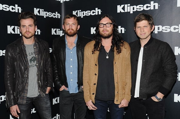 Jared Followill, Caleb Followill, Nathan Followill, and Matthew Followill 