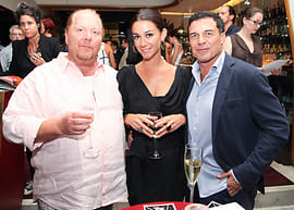 Mario Batali, Marie-Louise Scio, Andre Balaz