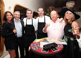 Mary Giuliani, Antonio Guida, Mario Batali, Federico Dellomarino, Grace Potter