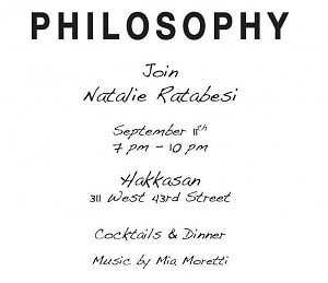 Philosophy Fashion Week Party at Hakkasan