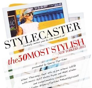 Stylecaster's "50 Most Stylish New Yorkers" Party
