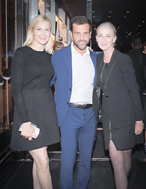 Kelly Rutherford, Alexandre Birman, Caroline Lagerfelt