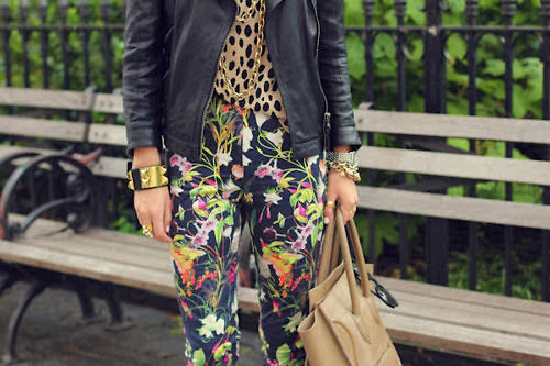 Leather jacket street style