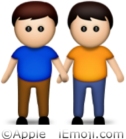 Boys Holding Hands Emoji