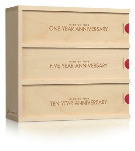 Classic Trio Anniversary Wine Box