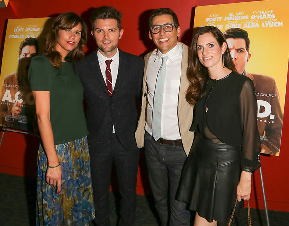 Adam Scott, Naomi Scott, Ruthie Zicherman, Stuart Zicherman