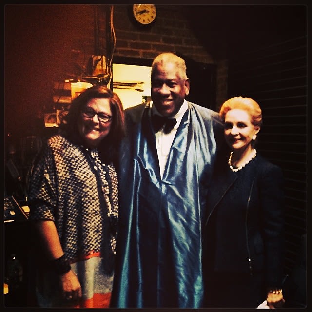 Fern Mallis, André Leon Talley, Carolina Herrera