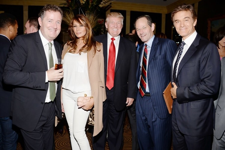 Pier Morgan, Melania Trump, Donald Trump, Eliot Spitzer, Dr. Mehmet Oz