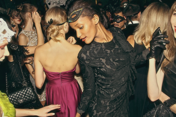 Vogue Paris's 90th anniversary masquerade ball 