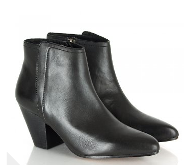 Ash Olivia Leather Ankle Boots  