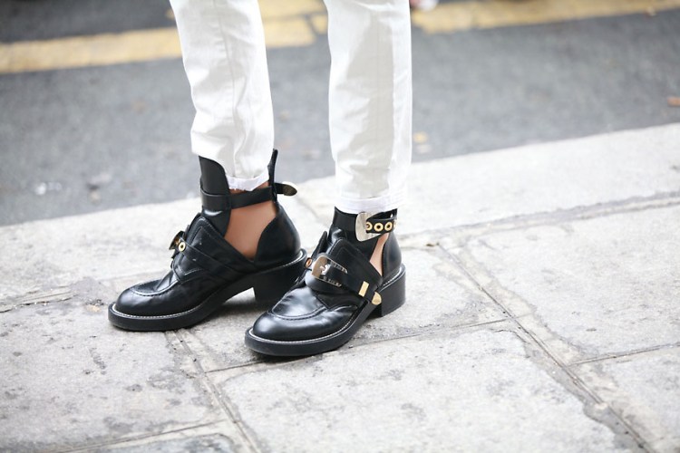 leather boot street style