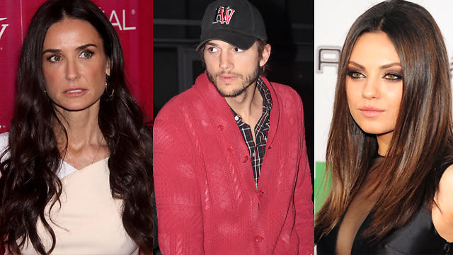 Demi Moore, Ashton Kutcher, Mila Kunis