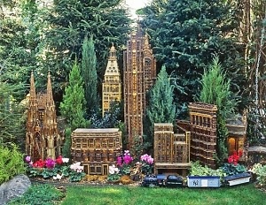The New York Botanical Garden Holiday Train Show Opening 