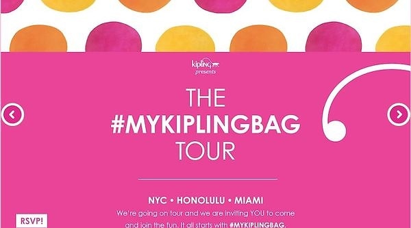  The #MyKiplingBag Tour Launch