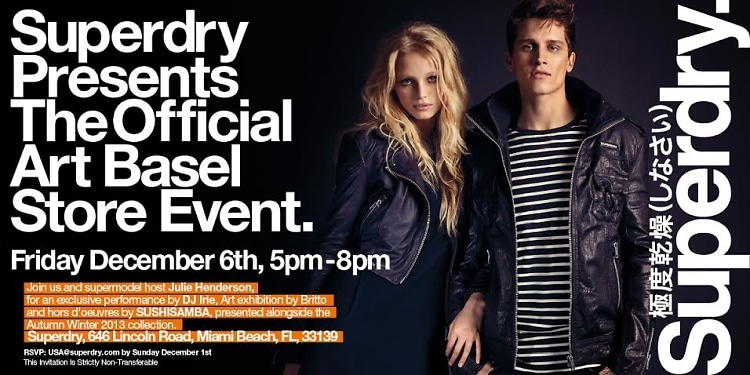 Superdry Presents the Official Art Basel Store Event
