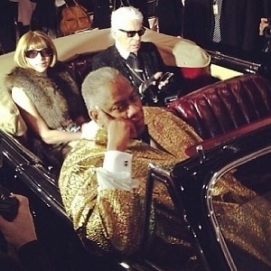 Anna Wintour, Karl Lagerfeld, Andre Leon Talley 