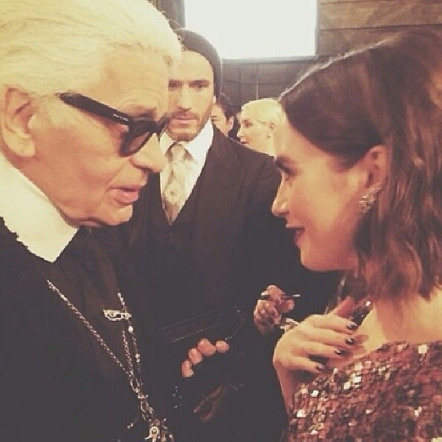 Karl Lagerfeld, Lily Collins