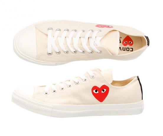 Comme des Garçons Low Top Canvas Sneakers