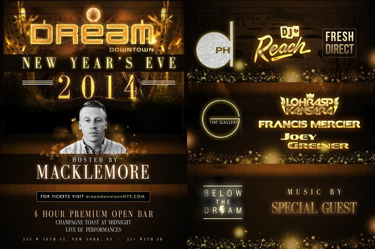 Dream Downtown New Year's Eve Party
