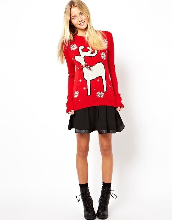 ASOS Reindeer Holiday Sweater