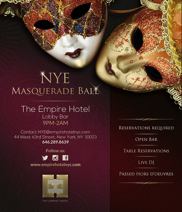 The Empire Hotel Masquerade Ball