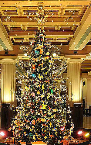 Origami Holiday Tree