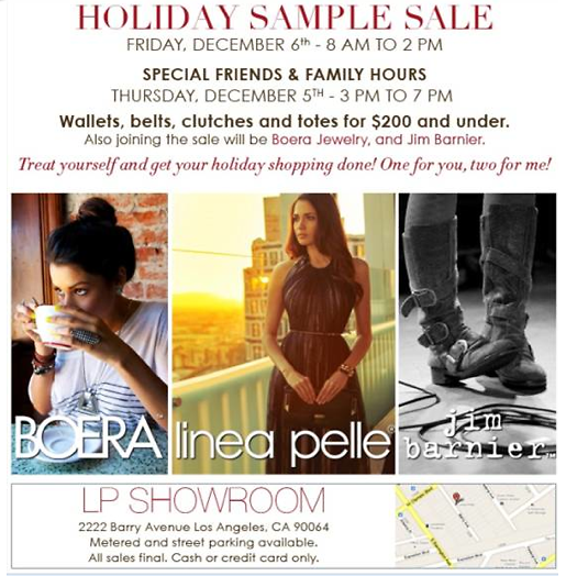 Your Guide To L.A. s Best Holiday Sample Sales This Weekend