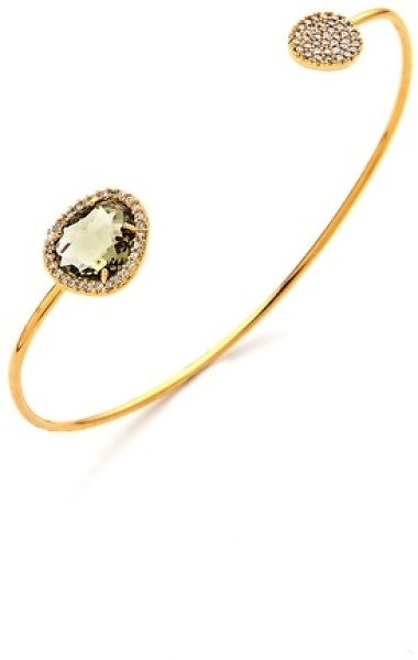 Tai Asymmetrical Pave Bracelet