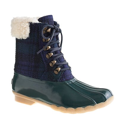 Sperry Top-Sider For J.Crew Flannel Boots