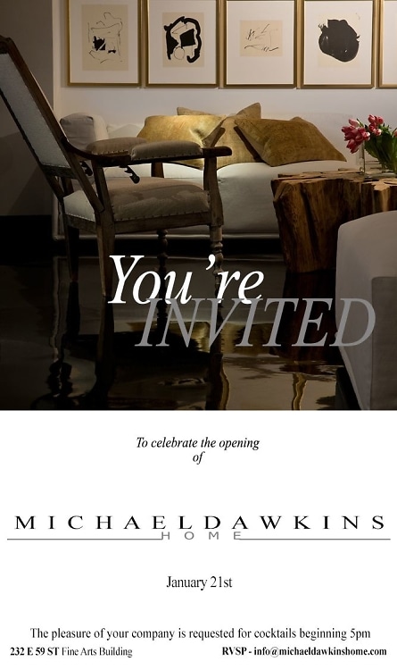 New York Opening at Michael Dawkins Home