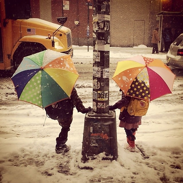 Kids In The Snow