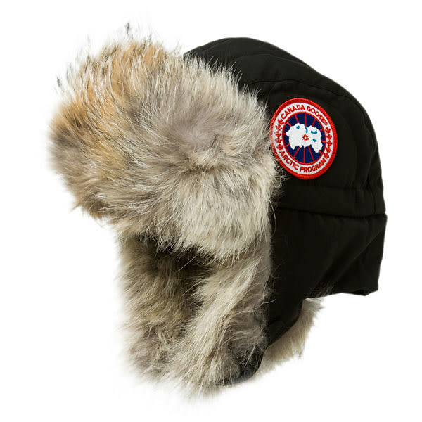 Canada Goose Fur-Trimmed Down Aviator Hat