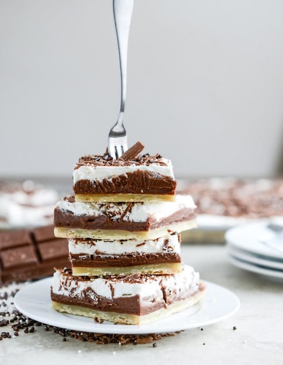 Chocolate Cream Slab Pie